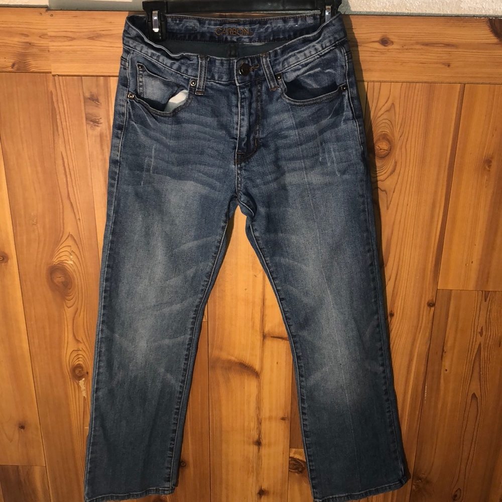 Carbon blue jeans